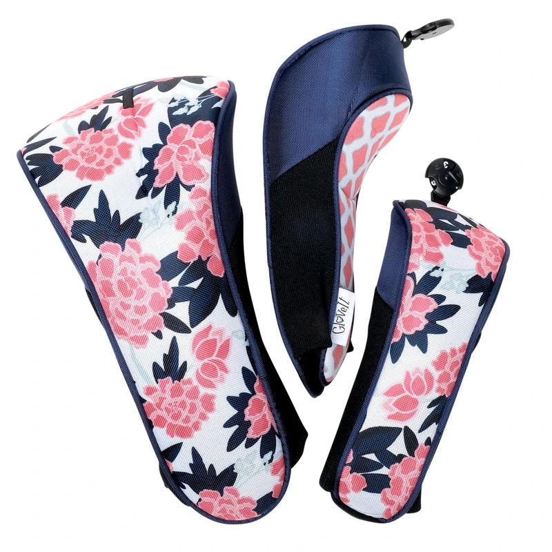 Glove It Golf Club Covers for Hybrid, Wood & Driver Clubs - Peonies & Pars