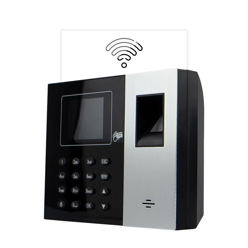 HDWR TimeLok-300NWEPI, Time & Attendance Recorder, WiFi, WEB, P2P Communication, Fingerprint, RFID Card/Ring Verification, 125 kHz and 13.56 MHz Technology, up to 1,000 Employees, up to 100,000 Logs