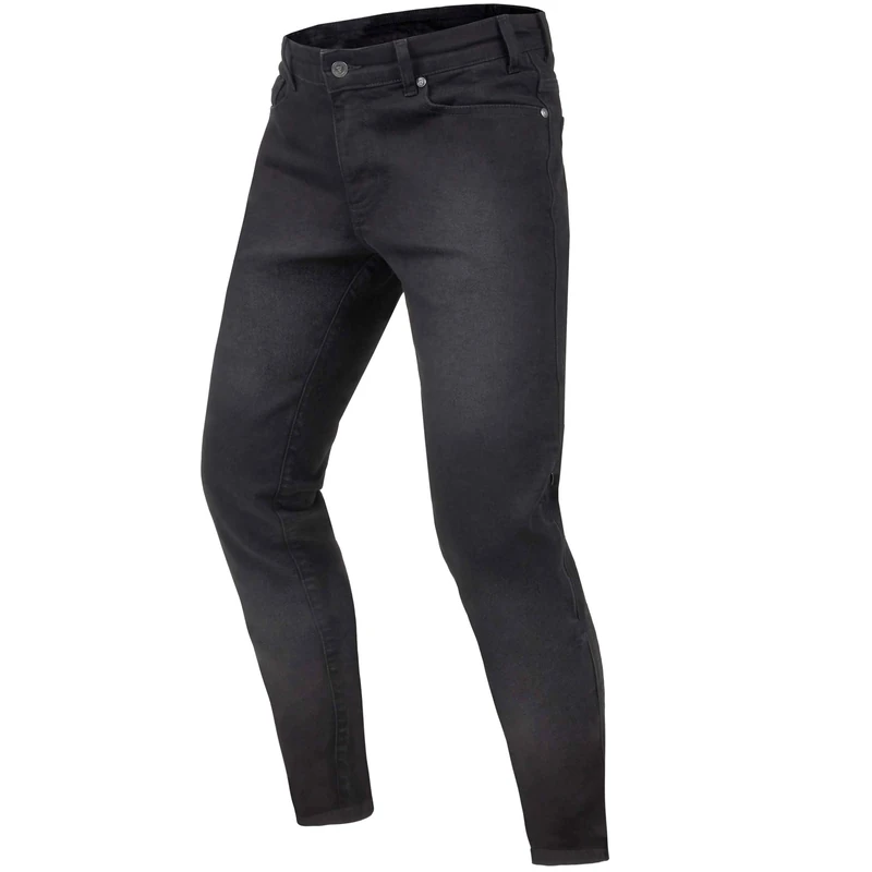REBELHORN Classic III Men's Motorcycle Jeans, Aramid Fibre Lining, SAS-TEC Knee and Hip Protectors, Skinny Fit