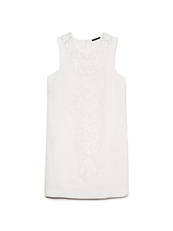 Sisley Dress, White, 6
