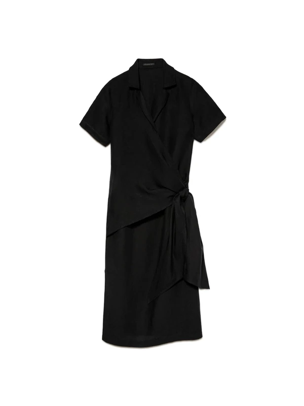 Sisley Women's Dress 40brlv05l, Black, 6