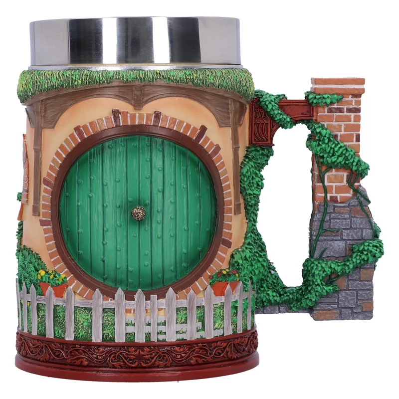 Nemesis Now Lord of the Rings The Shire Tankard 15.5cm, Resin, Officially Licensed Lord of the Rings Merchandise, Detailing True to The Shire™, Cast in the Finest Resin, Expertly Hand-Painted