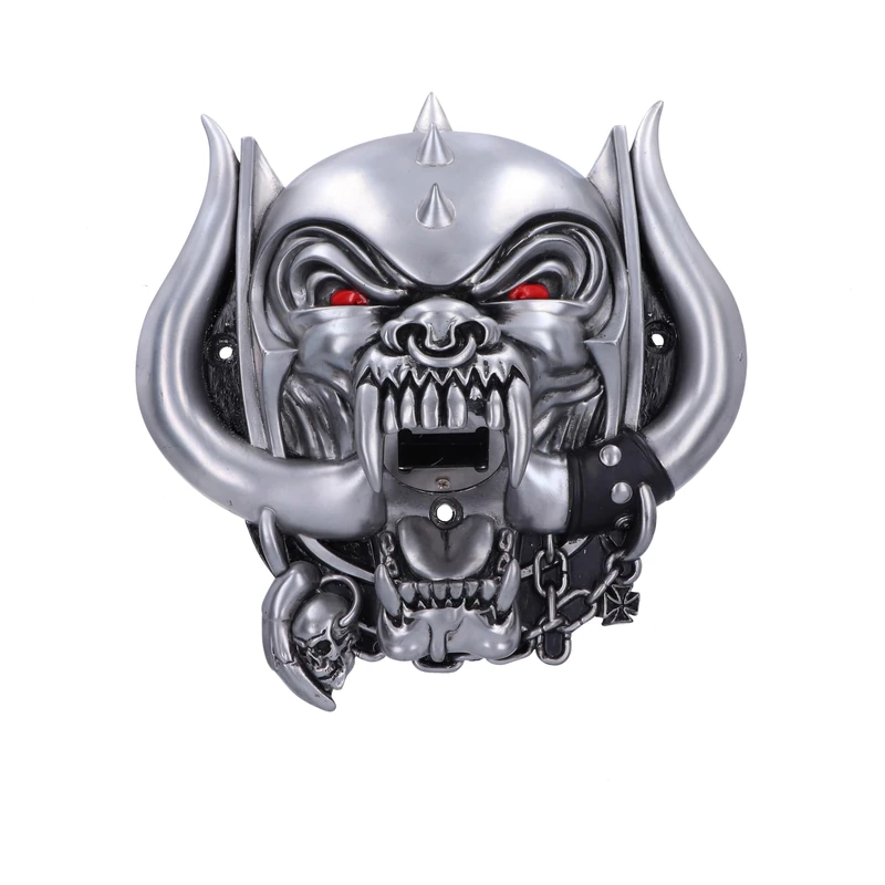 Nemesis Now Motorhead Warpig Bottle Opener 21cm, Resin, Silver, Officially Licensed Motorhead Merchandise, Wall-Mounted Motorhead Bottle Opener, Cast in the Finest Resin, Expertly Hand-Painted - Image 1