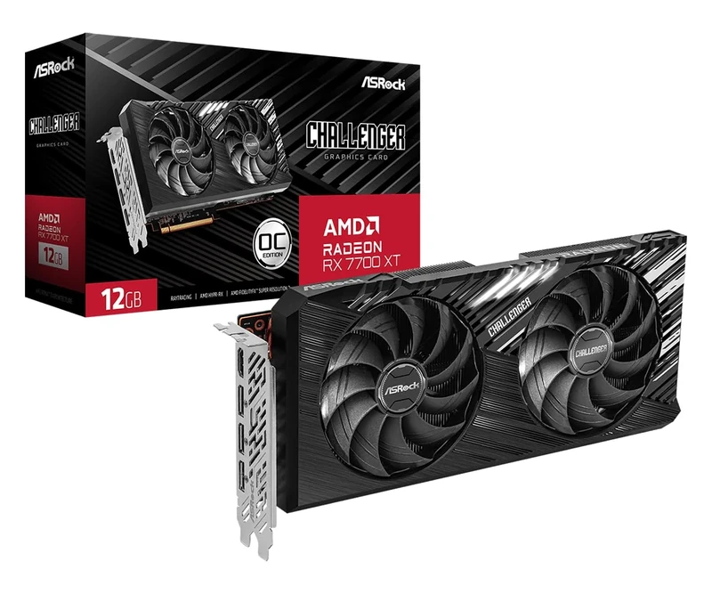 ASROCK Radeon RX 7700 XT Challenger 12GO, 12288 MB GDDR6