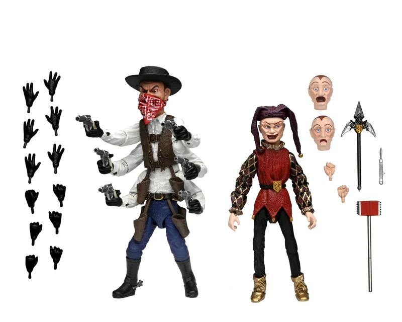 NECA Puppet Master pack 2 figurines Ultimate Six-Shooter & Jester 18 cm