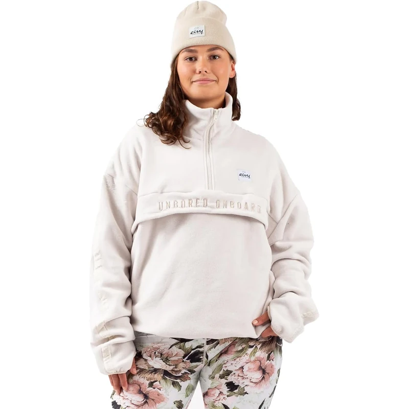 Eivy Women's Ball Fleece Sweater, Faded Cloud, XXL