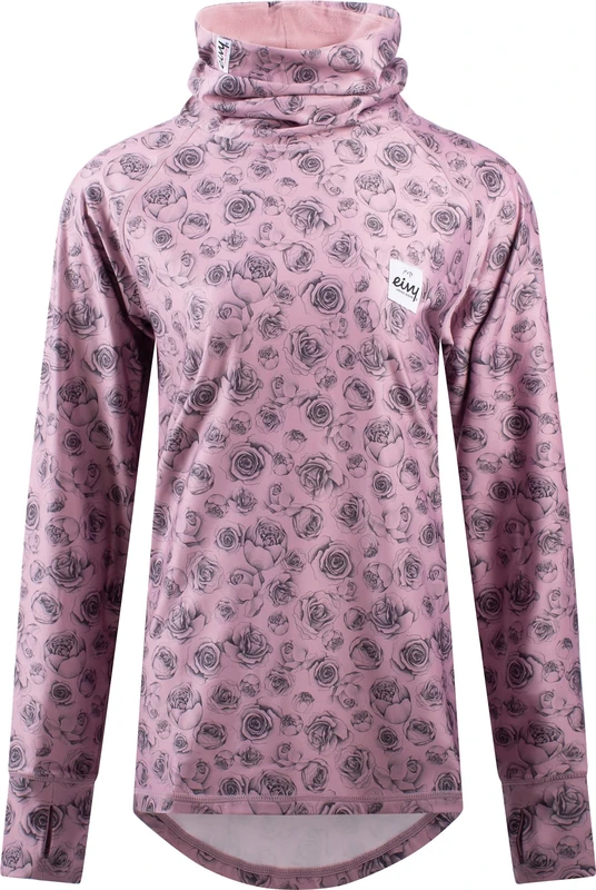 Eivy Women's Icecold Gaiter Top Yoga Shirt, Charcoal Woodrose, XXL