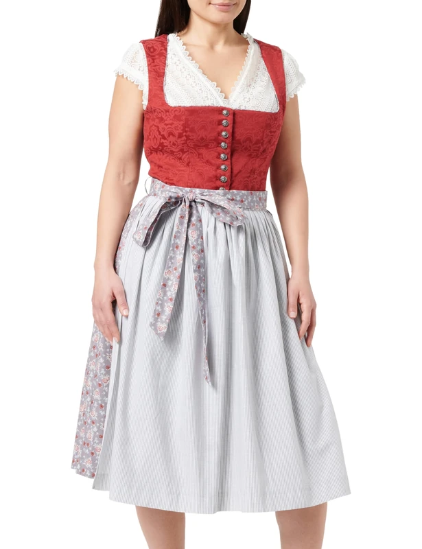 BERWIN & WOLFF TRACHT FOLKLORE LANDHAUS Women's 835412 Dress, DarkRed, 10