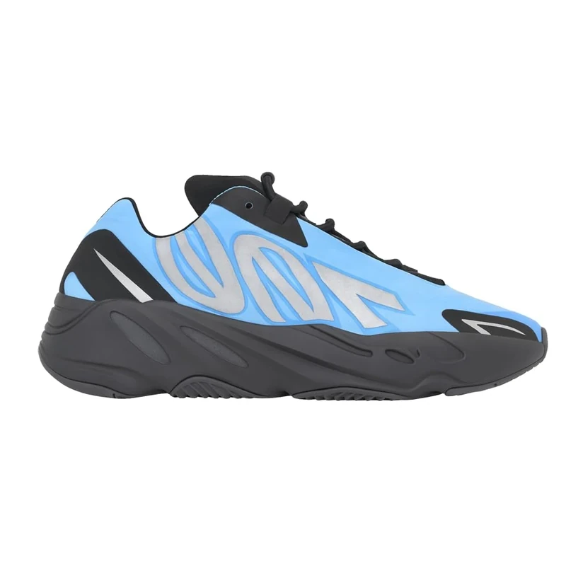 adidas Yeezy 700 MNVN Men's Lace Up Sneakers - Orange/Blue-Black, UK 4 - Image 1