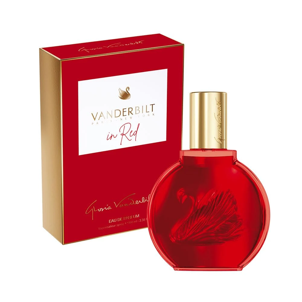 Vanderbilt Gloria In Red Eau de Parfum for Women 100ml Spray, Floral Female Eau de Perfume - Genuine Gloria Vanderbilt