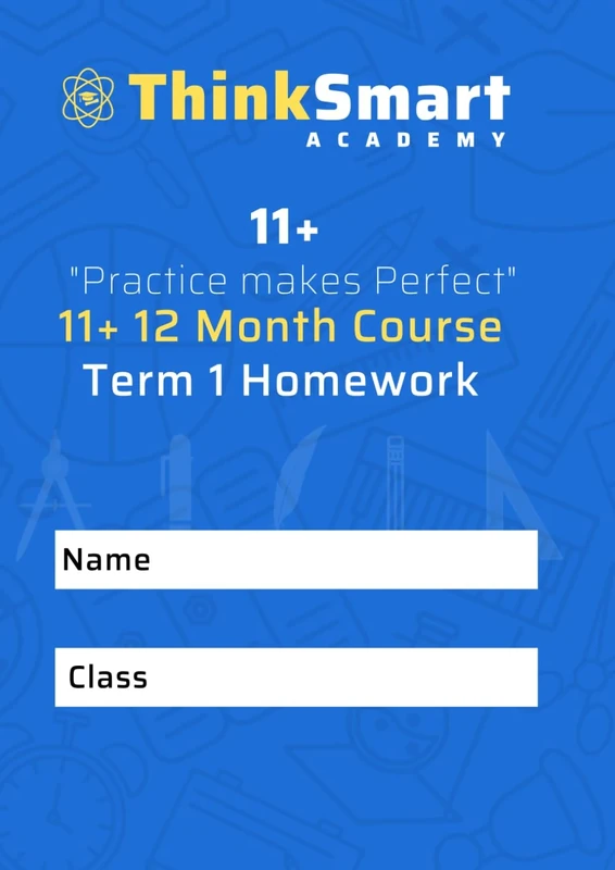 Homework Term 1 Book (11+ 12 Month Course)
