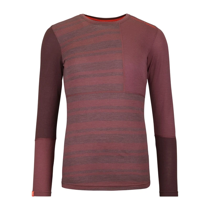 YPSILANTI 185 ROCK'N'WOOL LONG SLEEVE W - C: mountain rose- T: L