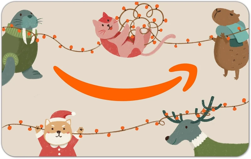 Amazon Digital Gift Card - Jolly Animals - (Digital Delivery)