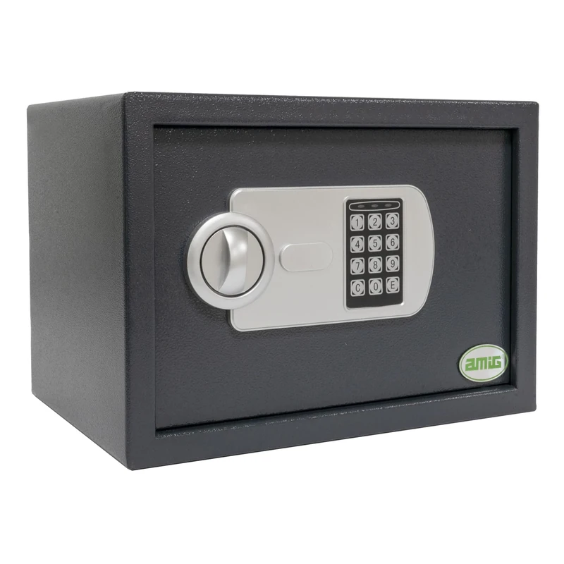 Amig Home Safe with Code | Integrated Security Box | Steel | Camouflaged | Ideal for Home | Protection of Money and Valuable Jewellery | 31 x 20 x 20 cm