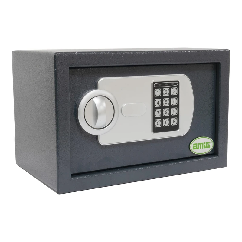 Amig Home Safe with Code | Integrated Security Box | Steel | Camouflaged | Ideal for Home | Protection of Money and Valuable Jewellery | 35 x 25 x 25 cm