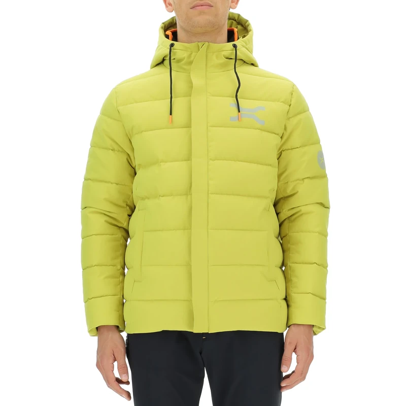 JEEP O102968-I016 XP MAN HOODED TECH PUFFER JACKET W/Zipped Pockets JX23A Cress Green L