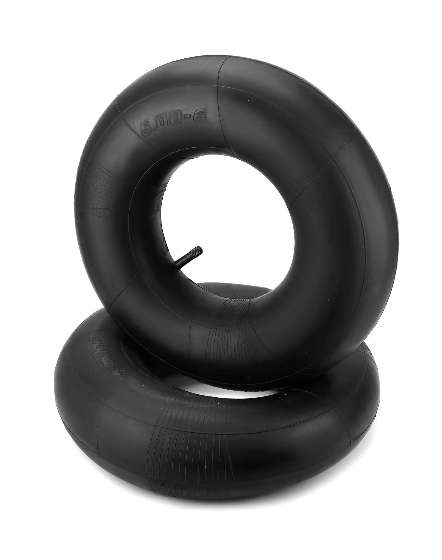 QWORK® 2pcs 13x5.00-6 Inner Tube Tyre Replacement Inner Tubes Straight Valve for Lawnmowers Hand Trucks