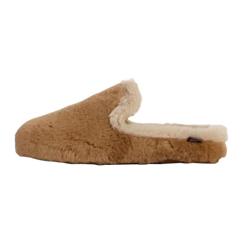Scholl Women's Maddy Doubles Slippers, Beige multi-coloured, 6 UK
