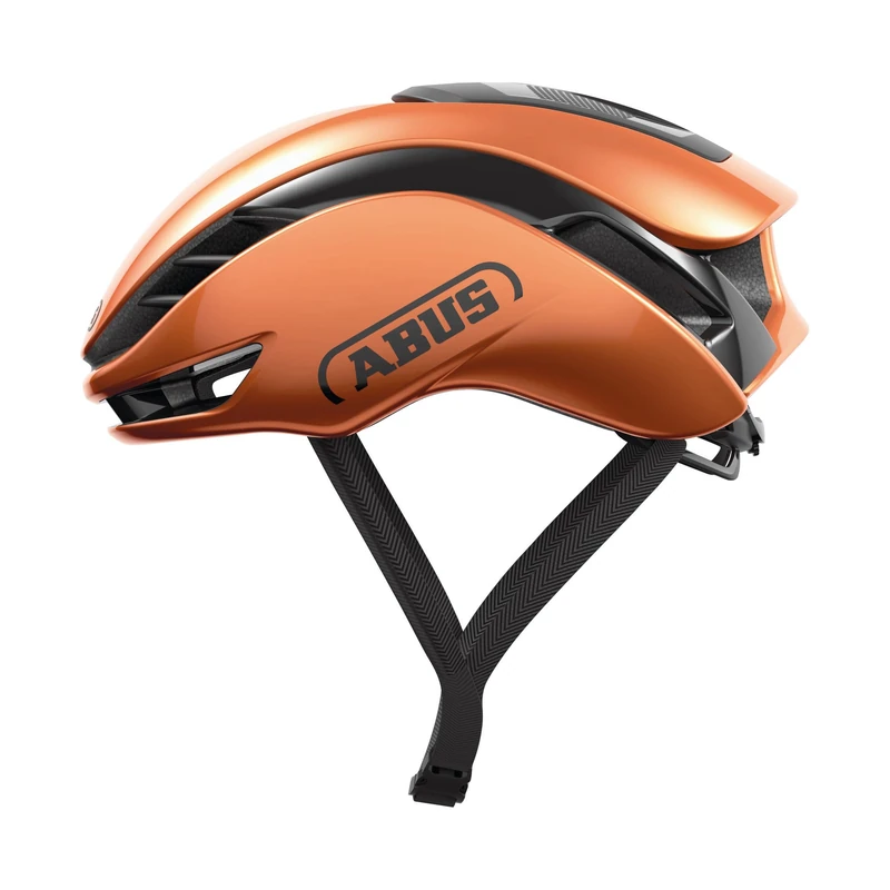 ABUS GameChanger 2.0 Racing Bicycle Helmet - High-performance Aero Road Bike Helmet with Optimised Aerodynamics and Ventilation for Men and Women - Size M, Orange