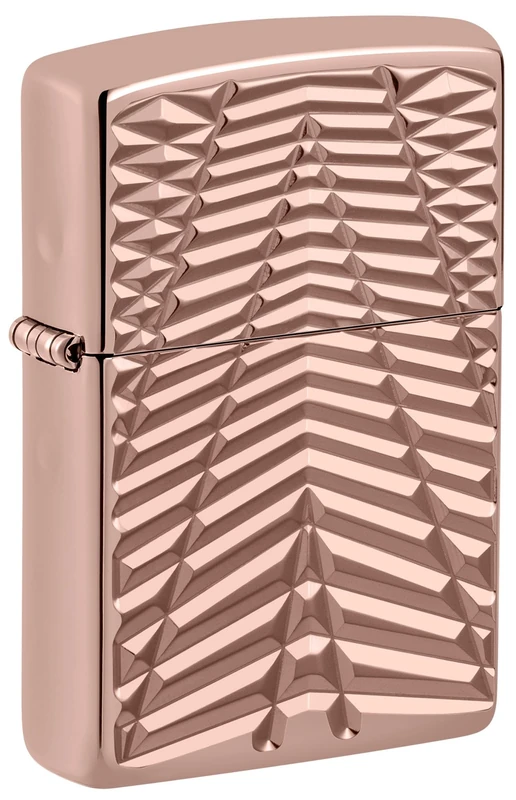 Zippo Armor Case Rose Gold Pattern 60006897 Deep Engraved, Rose-Gold