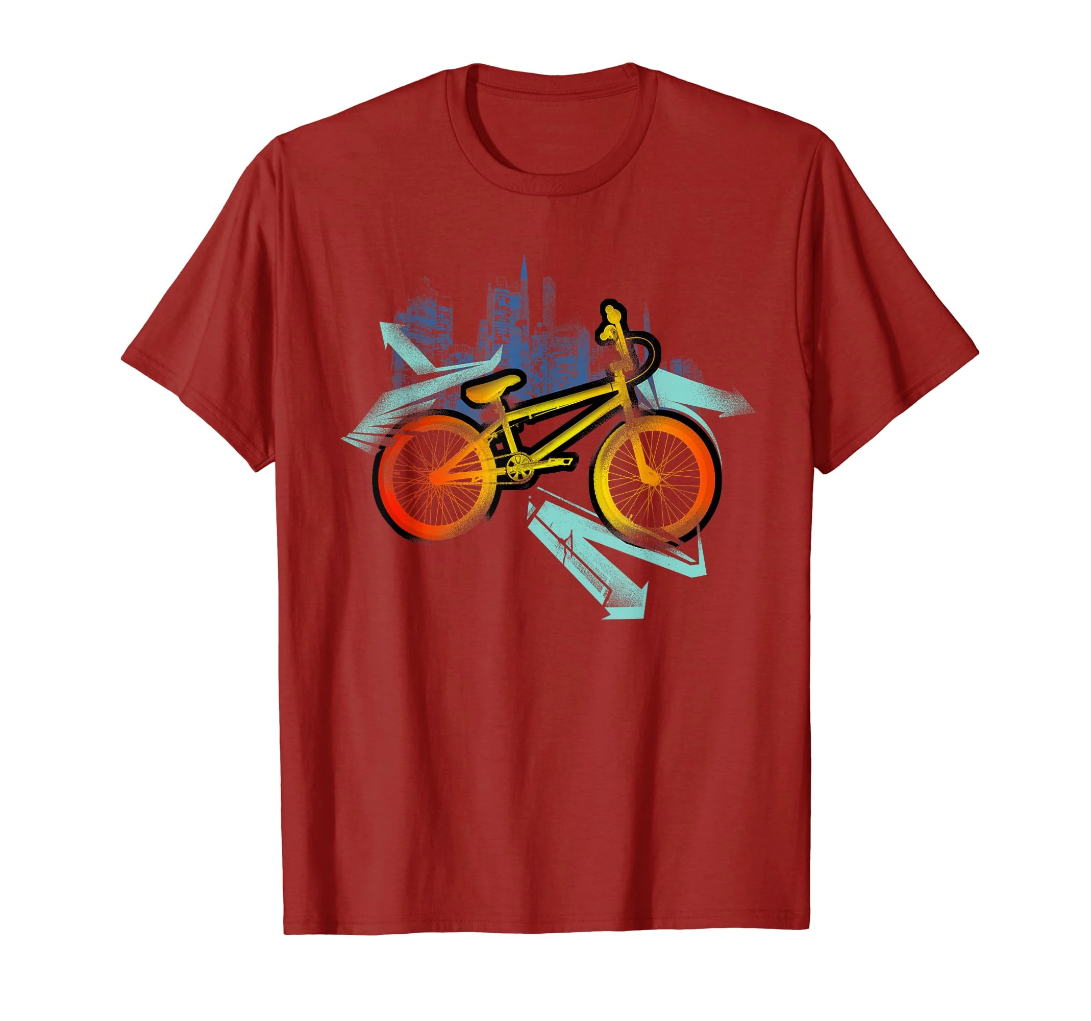Urban Bike Night City Street T-Shirt