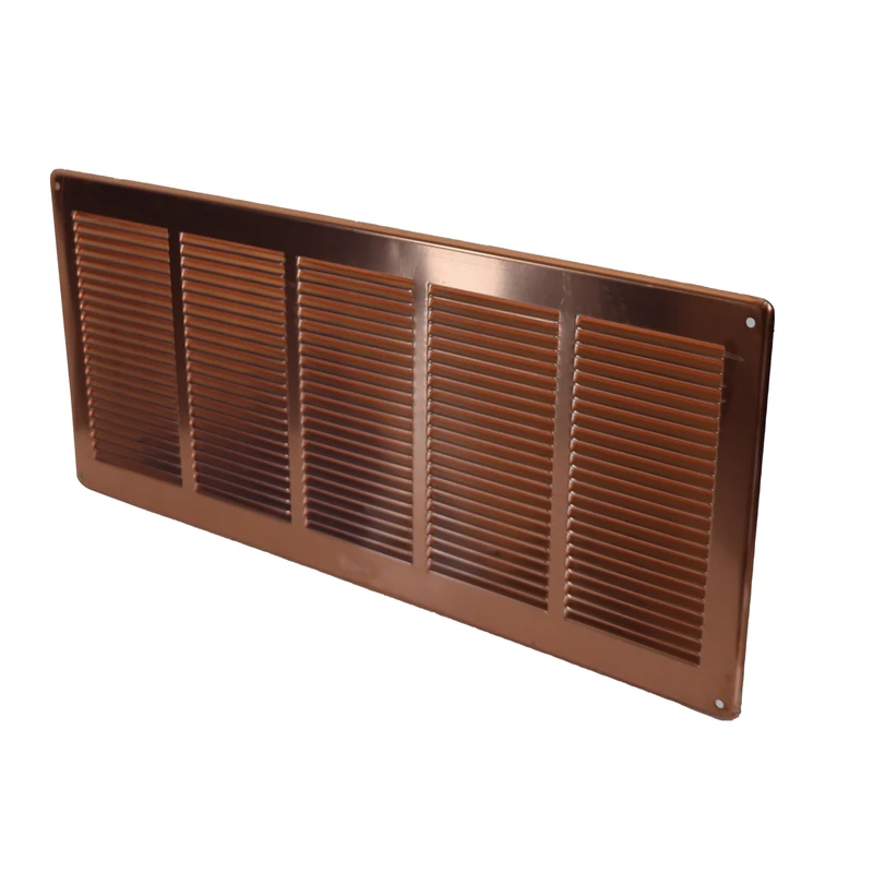 La Ventilazione GRA5424 Rectangular Overlap Grid, Copper, 540 x 240 mm - Image 1