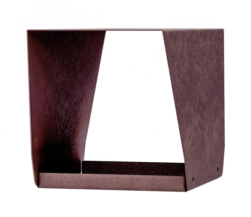 Alberts 355135 Delta Bird House Feeder - Rust Brown Steel