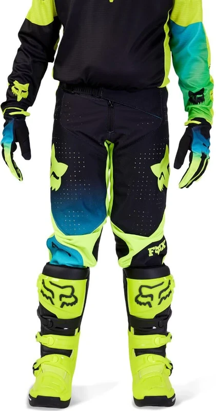 Fox Junior 360 Streak Pants Black/Yellow Y26