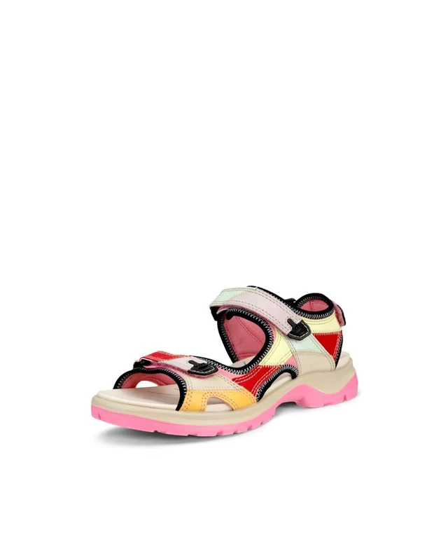 Ecco Offroad Women's Open Toe Sandals , Bubblegum Patchwork, 6/6.5 UK