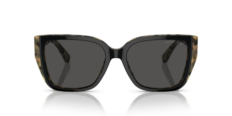 Michael Kors Mk2199 Acadia Sunglasses - Black Amber 55mm - Image 1