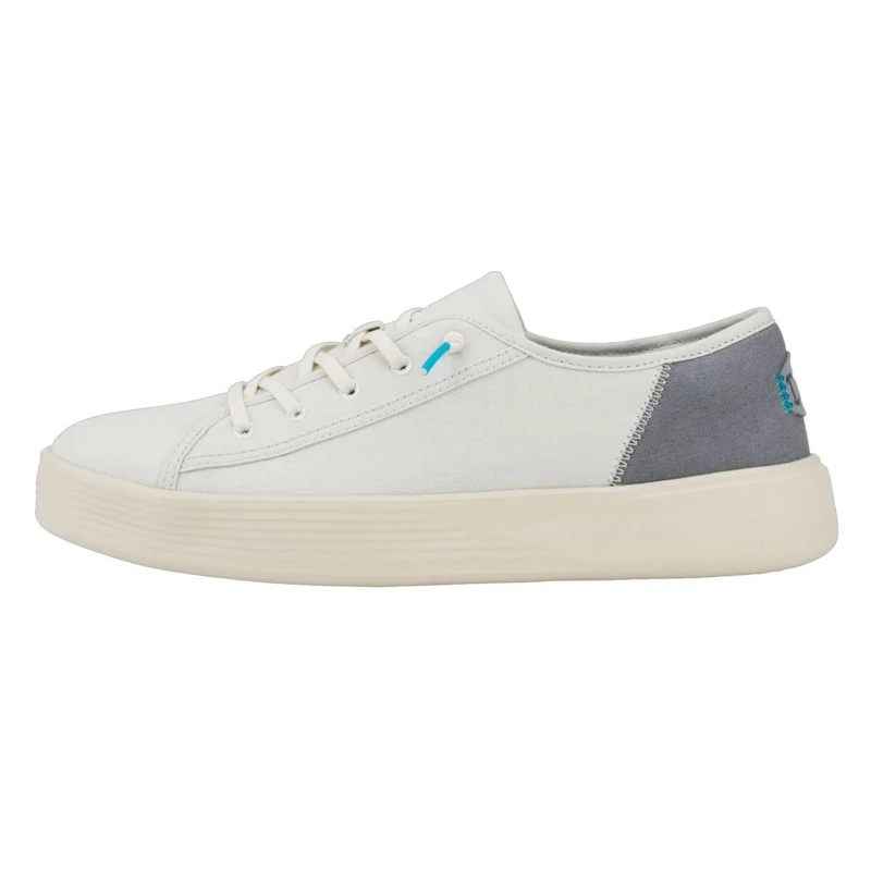 HEYDUDE - Men's Cody M Canvas Cody Sneaker Shoes, Atmosphere/White, 6 UK - Image 1
