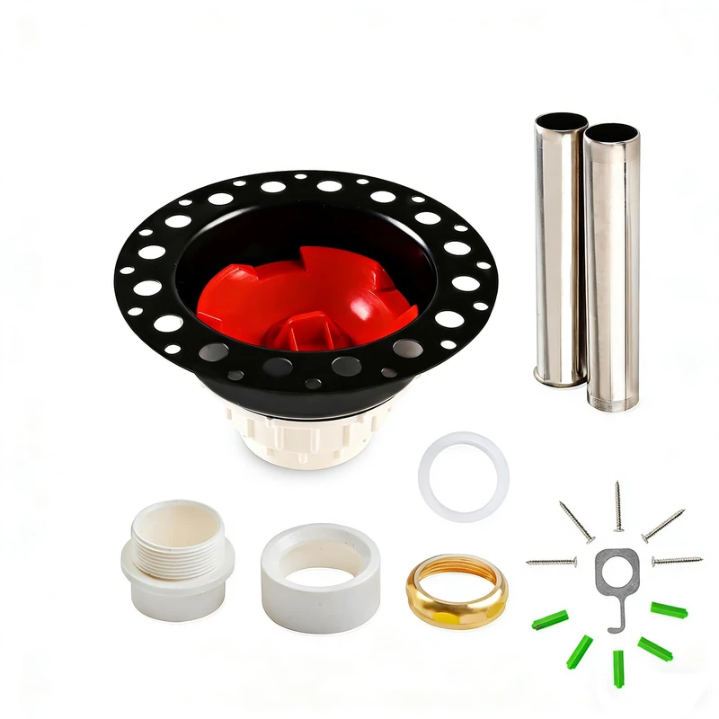 ITD35 Freestanding Bathtub Rough-in Kit Tail Pipe and ABS Plastic Adapter Compatible with freestanding bathtubs and Standard bathtubs