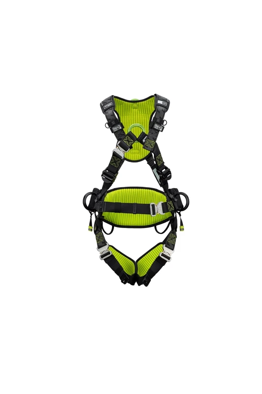 Miller H700 Full Body Harness CC5 Model with Automatic Quick-Release Aluminium Alloy Buckles and Back Anchorage D-Ring, Side Anchorage D-Rings and Sternal Anchorage V-Ring, Size 4, 1036788