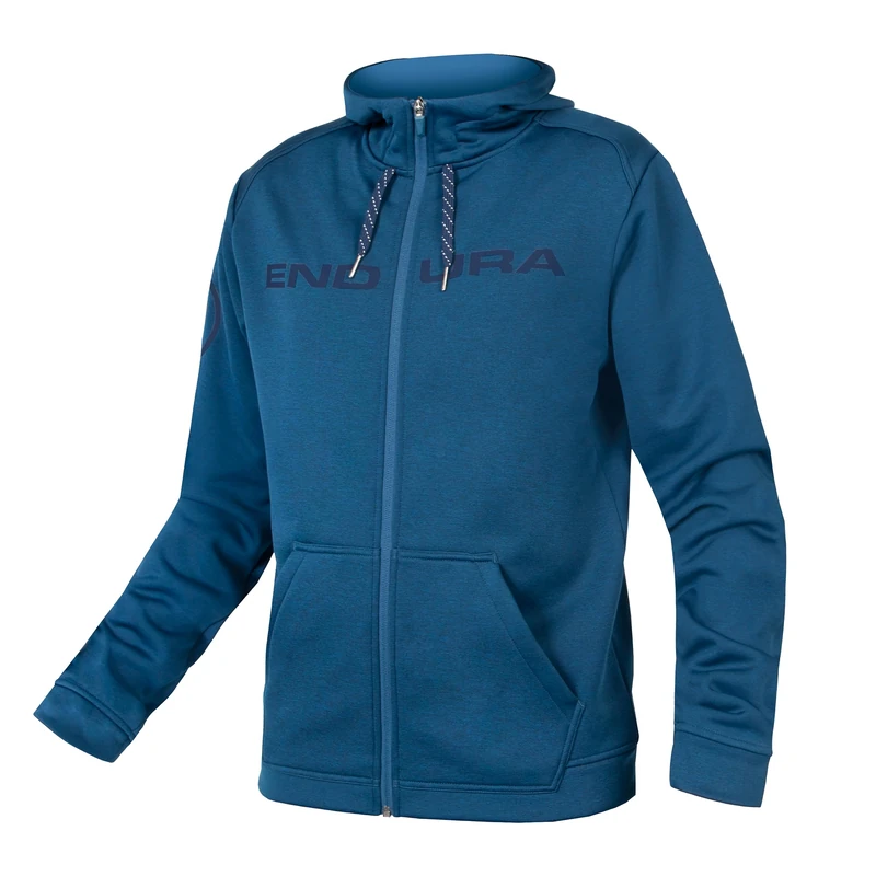 Endura Mens Hummvee Cycling Hoodie Blueberry, Small - Image 1