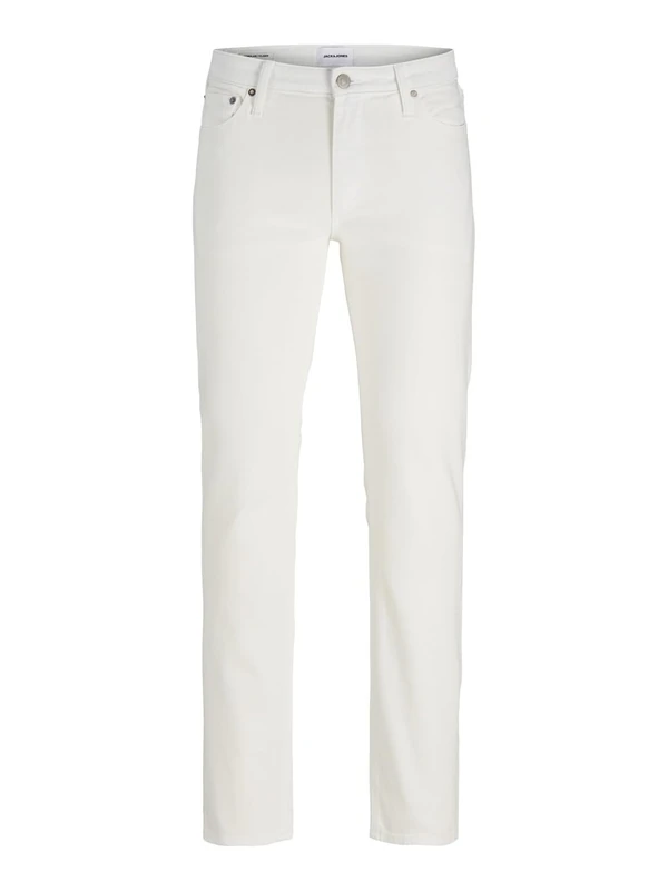 JACK & JONES JJICLARK JJEVAN AM 095 NOOS, White (White Denim), 31 W/34 L - Image 1