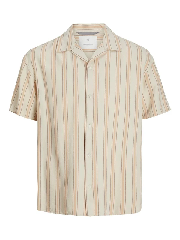 JACK & JONES Jprccmontana Resort Shirt S/S SN, Sunburn/fit: Relaxed fit, L