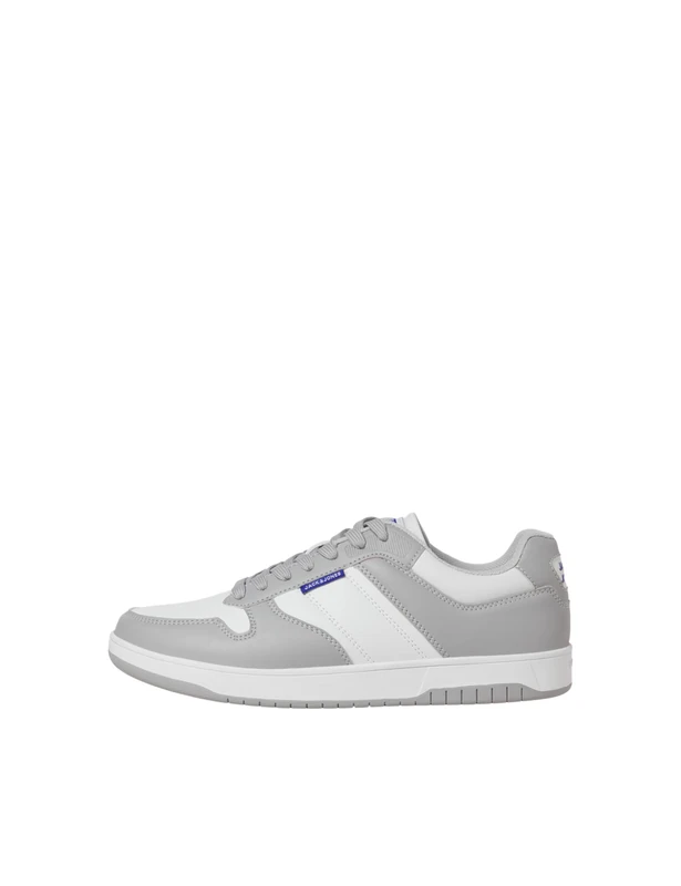JACK & JONES Male Trainers, Vapor Blue Detail White, 6 UK