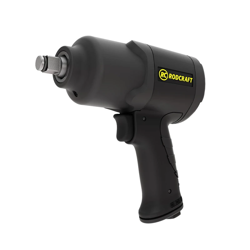 Rodcraft RC2266 Compressed Air Impact Wrench - Square 1/2 Inch, Max. Release Torque 1600 Nm, 9000 RPM, Ideal for Car Workshops and Daily Workshop Use