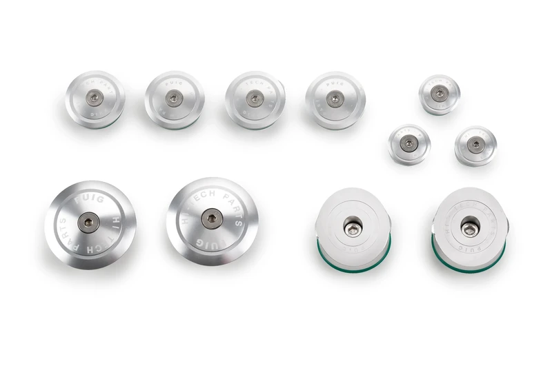 Puig 21432P Aluminum Chassis Covers Silver