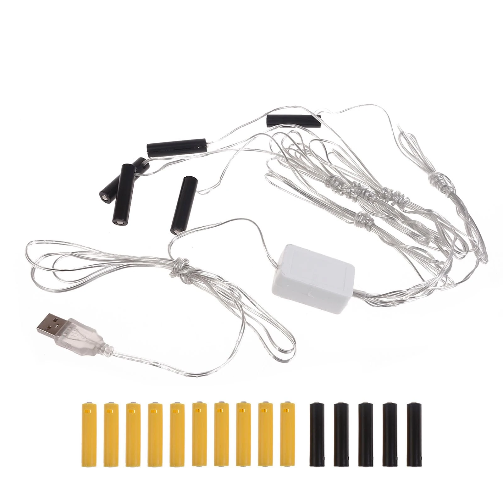 Angelluck AAA Battery Eliminator 4.5V and 3V, Transformer Accessory For Electronic Candles Electric Toys and Lights (5)
