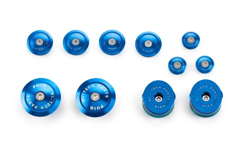 Puig 21432A Aluminum Chassis Covers Blue