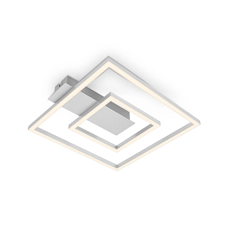 Briloner - LED Frame Ceiling Light, Warm White LED Ceiling lamp, 18W lamp, Living Room lamp, Bedroom lamp, 320x300x50mm (LxWxH)