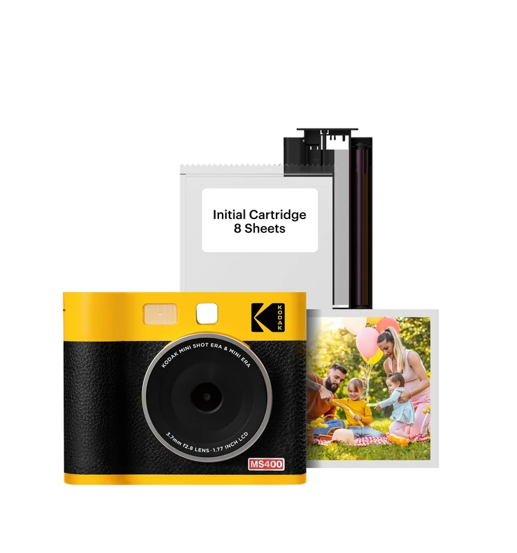 Kodak Cam Shot Mini 1 - Yellow Compact Camera to Capture Your Memories