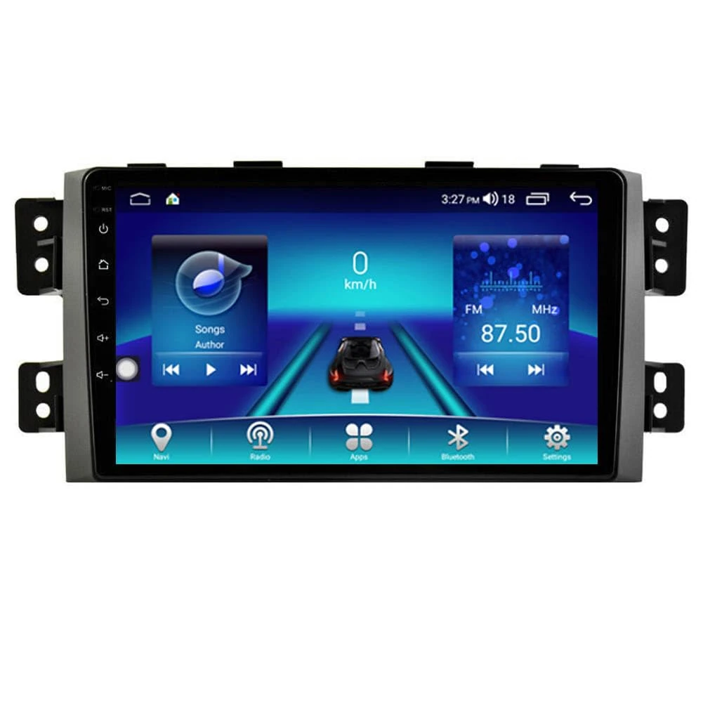 For Kia Borrego Mohave 2008-2012 Android 15 Wireless Carplay Car Stereo GPS Navi Sat Radio 9 inch QLED Multimedia BT WiFi Steering Wheel Control