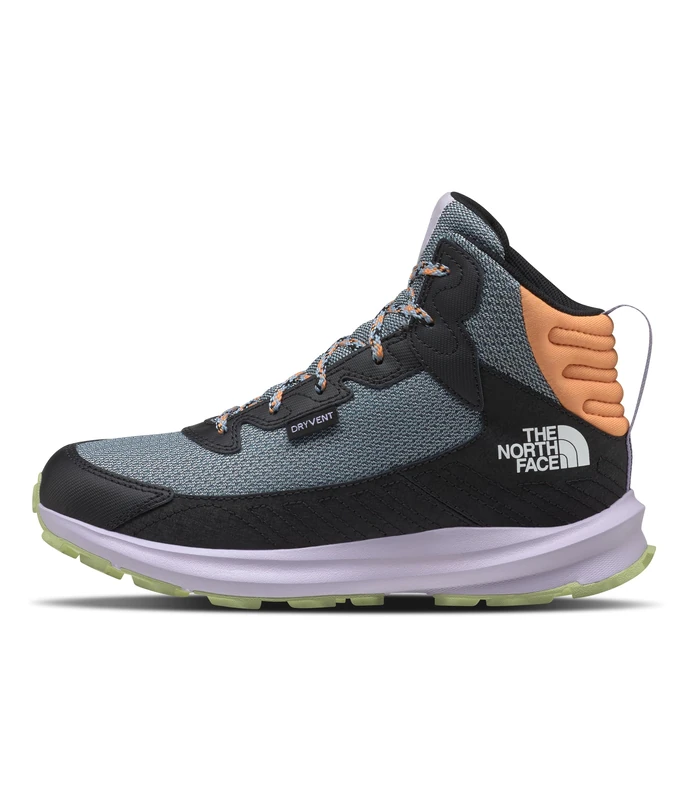 The North Face Fastpack Hiker Trail Running Shoe Khaki Stone/Geyser Aqua 4