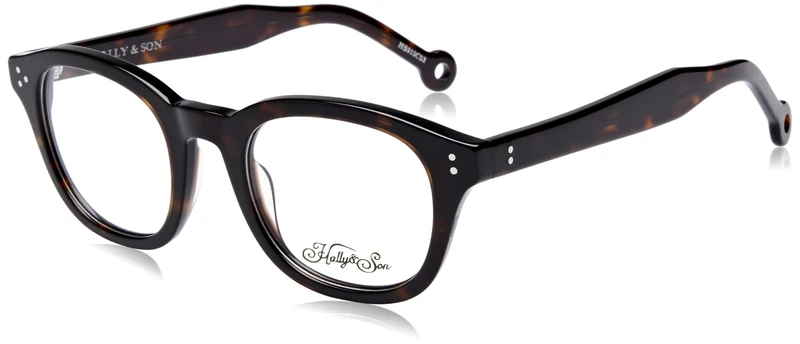 Hally & Son Eyeglass Frame HS910C02 Tortoise 48/22/145 Unisex Adults Glasses, Tortoise, 48/22/145 - Image 1