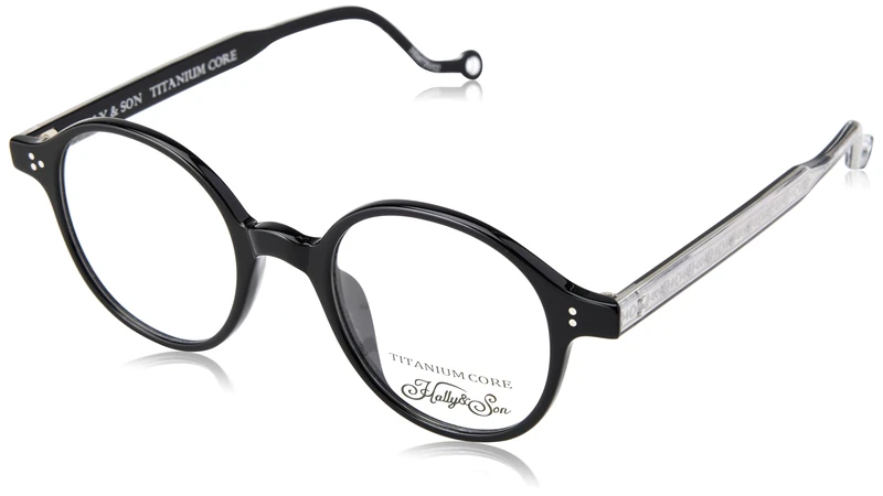 Hally & Son Eyeglass Frame HS873V02 Black 46/20/145 Unisex Adults Glasses
