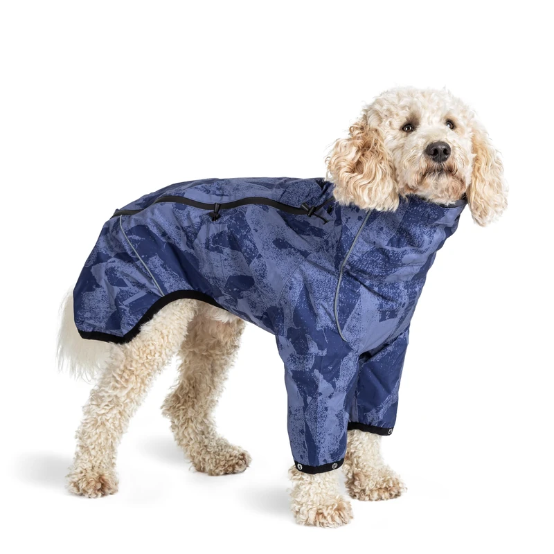 Mikki All Weather Coat for Dogs & Puppies, Waterproof, Windproof, Breathable Material, Adjustable, Sealed Seams to Withstand Cold Wet Weather, Adjustable Waist Neck & Legs, Easy Fit Design, Small - Image 1