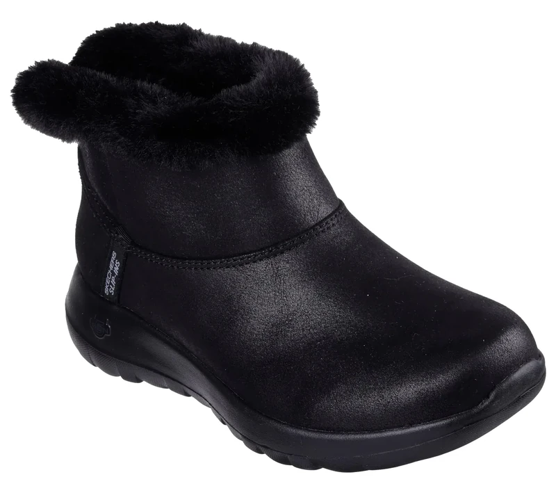 Skechers Women's On-The-Go Joy Cozy Dream Boots, Black Textile, 4.5 UK