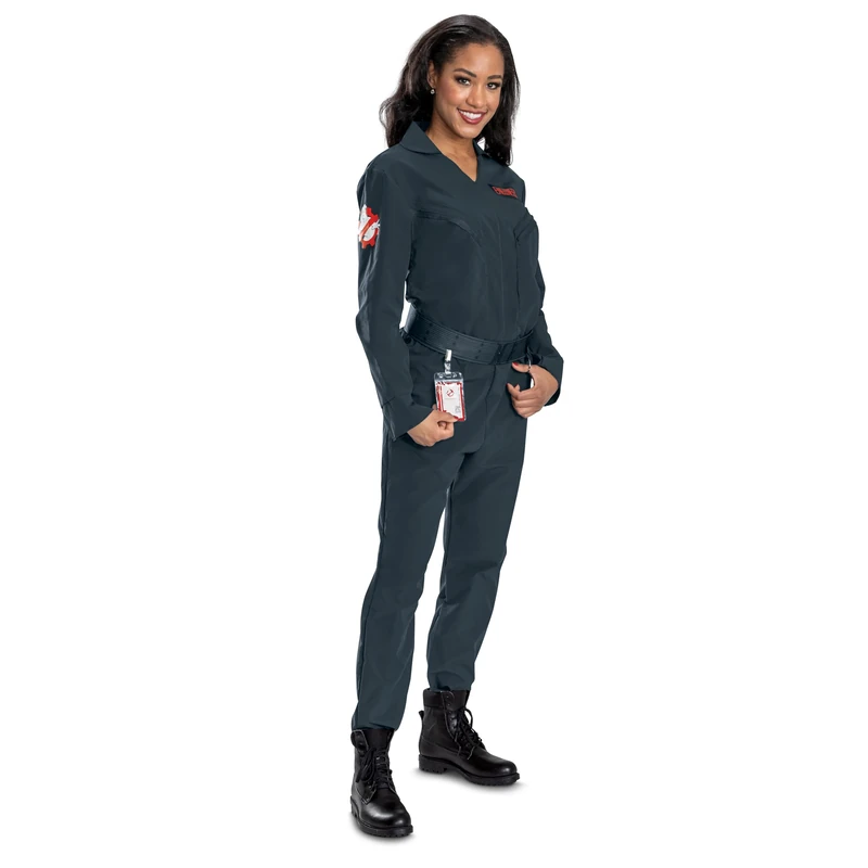 Disguise Ghostbusters Engineer Costume for Adults, Official Ghostbusters Licensed Product, Frozen Empire Jumpsuit for Adults, Includes Ghostbusters Clip On Pass, Size S/M